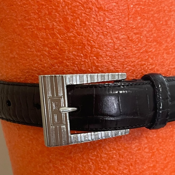 Ralph Lauren Black Leather Belt - Picture 5 of 5